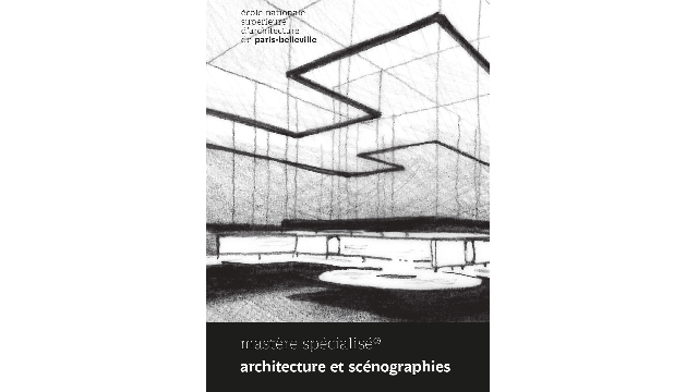 Mastère spécialisé architecture et scénographie